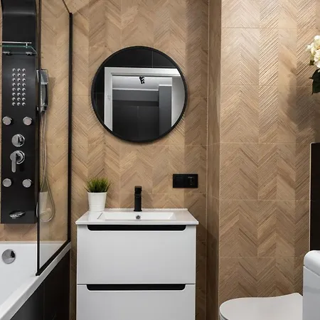 アパート Goma Rent Nadmorskie Tarasy Z Widokiem Na Morze グディニャ